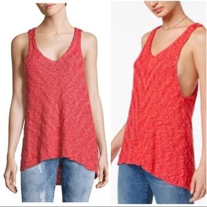 🔴 Free People Chevron Scoop Sides Knit NWT S